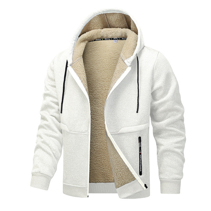 Men's Premium Lambswool Thickened Puffer Jacket