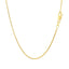 10k Yellow Gold Classic Box Chain - 0.8mm