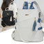 Oxford Cloth Stitching Women'S Backpack Anti-Theft Back Zipper Girls Schoolbag Casual Travel Double Shoulder Backpack - Korvel