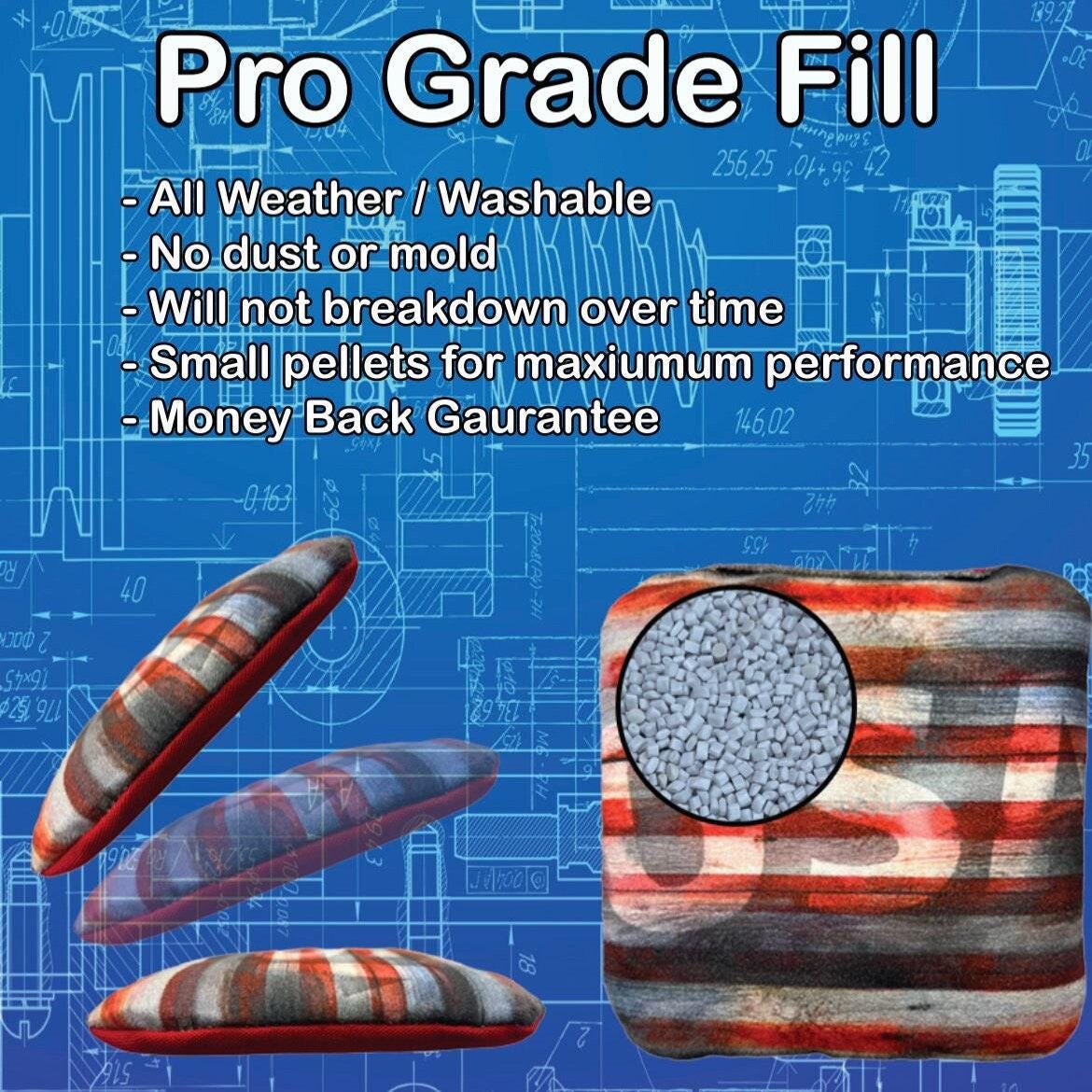 Detroit Football Team Premium All-Weather Cornhole Bags