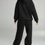 Plus Size Kangaroo Pocket Hoodie and Joggers Set