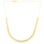14k Yellow Gold Polished Heart Link Chain Necklace