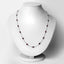 Collar de Granate Genuino de 8.10 Quilates en Plata Esterlina .925