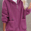 Cardigan ample imprimé sans bouton