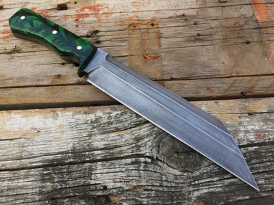 Handcrafted Viking Seax with Premium Leather Sheath - Korvel