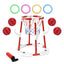 Ensemble de jouets de basket-ball pour piscine d'été avec 4 ballons de basket