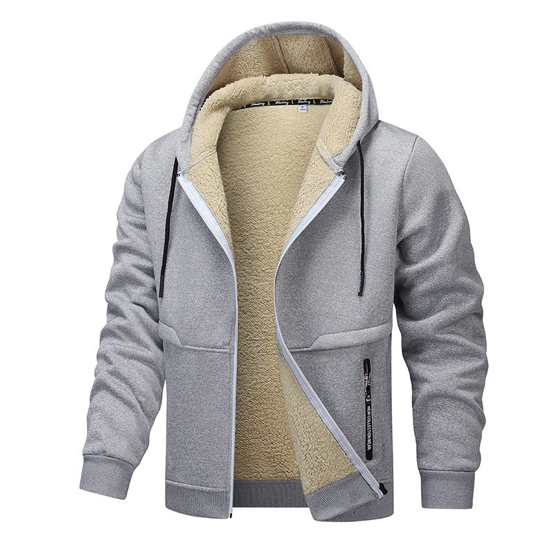 Men's Premium Lambswool Thickened Puffer Jacket