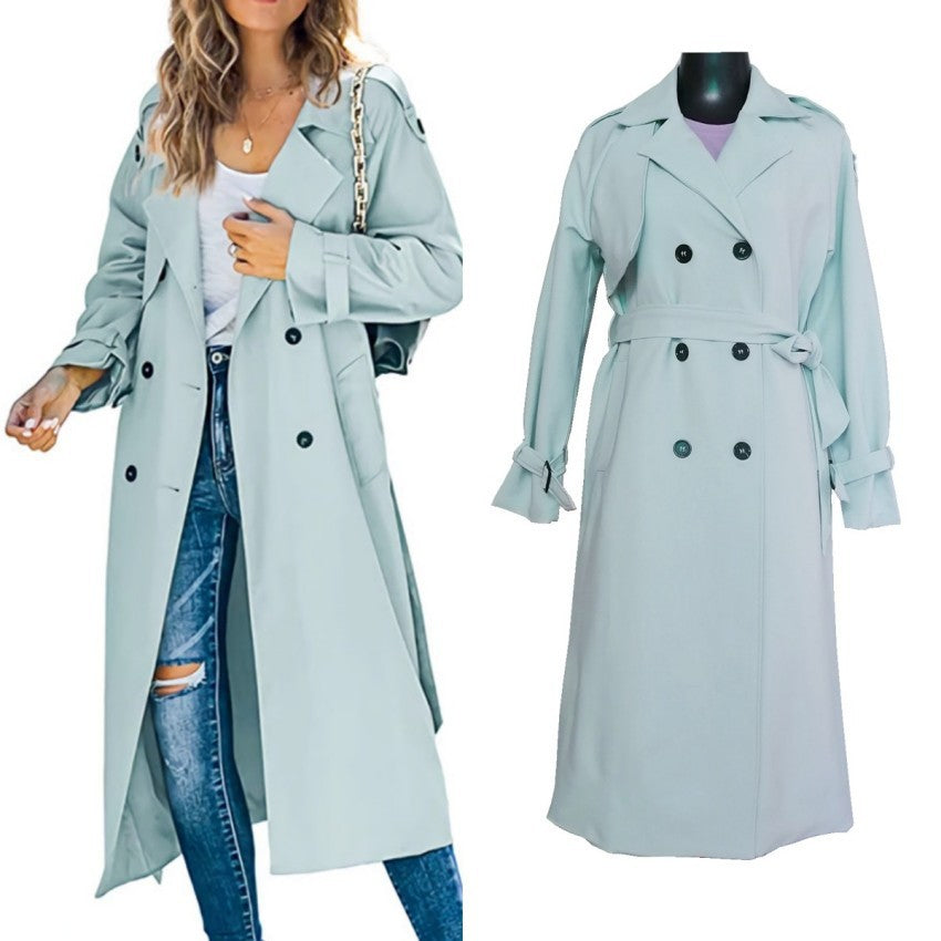 Women's Casual Solid Color Windbreaker Jacket