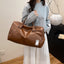 Grand Sac de Sport en Cuir Souple avec Compartiment à Chaussures