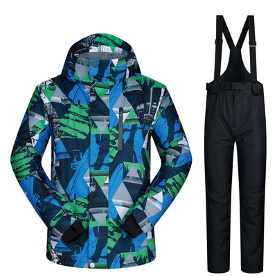Premium Men's Snow Ski Suit - High-End Winter Outerwear