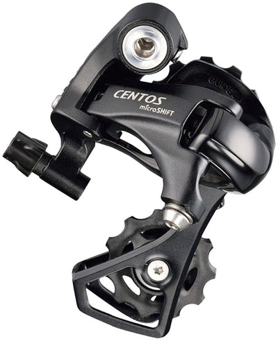 Dérailleur arrière microSHIFT Centos - 10 vitesses à cage courte, compatible Shimano