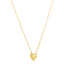 Collar de Corazón Scribbles de Oro Amarillo de 14k con Acabado Pulido
