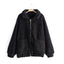 Autumn & Winter Lamb Hair Pocket Cotton Coat