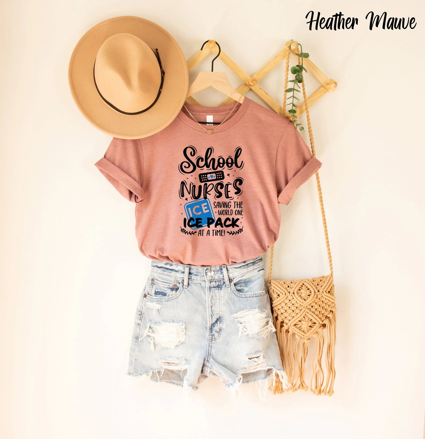 Camiseta Premium para Enfermera Escolar