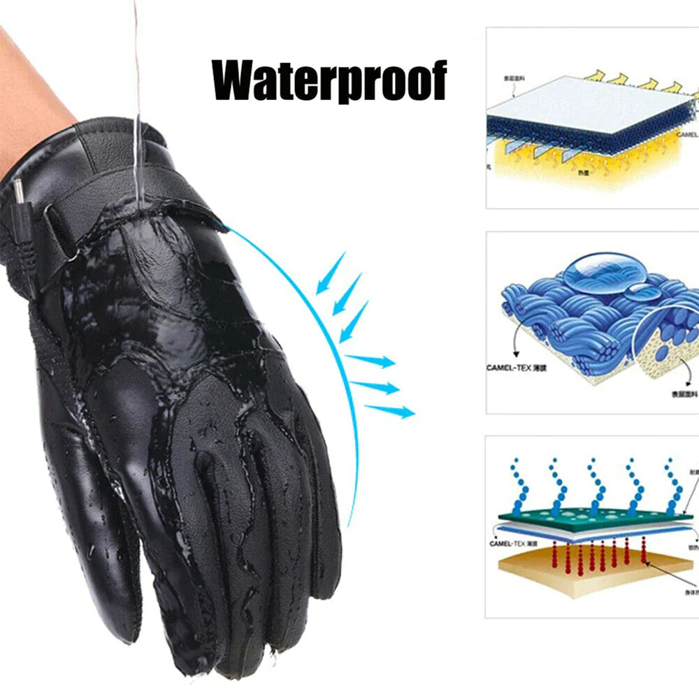 USB Heated Gloves for Winter: Thermal Ski & Snow Protection