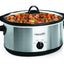 Crock-Pot 7 Quart Oval Manual Slow Cooker - Stainless Steel