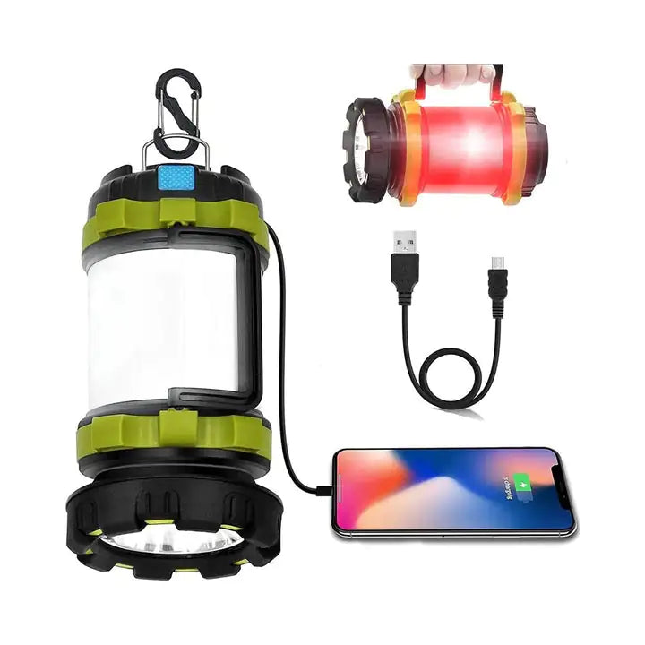 BossLamp Camp Lantern: Dual Light & Power Solution