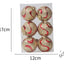 Vibrant Glitter Christmas Balls - Set of 6