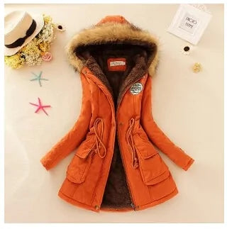 Abrigo de Invierno Estilo Preppy para Mujer