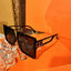 Lux Oversized Vintage D Shape Sunglasses