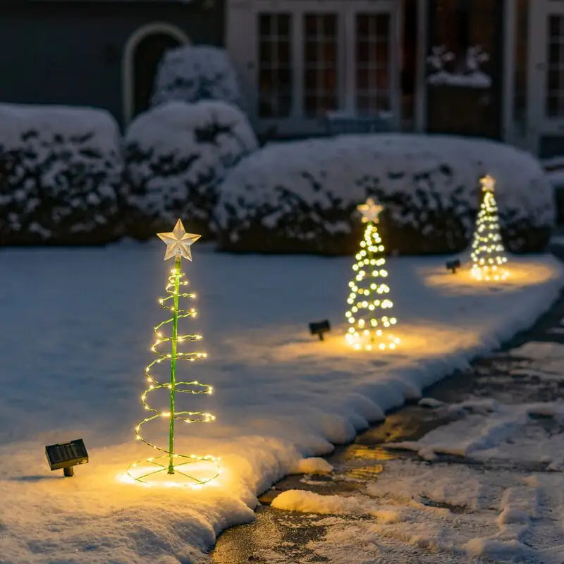 Luces de Navidad LED solares - Decoración navideña ecológica