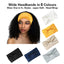 GILI 6 Pack Wide Headbands for Women - Non Slip Cotton Hair Bands