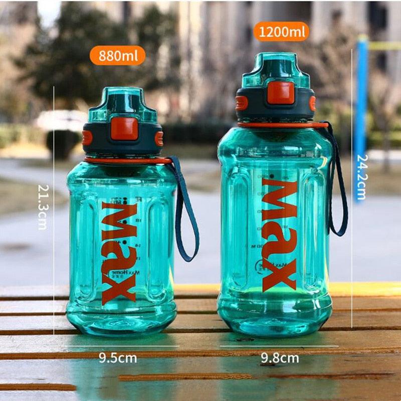 1.2L Eco-Friendly Sport Water Bottle - Durable & Portable for Gym & Outdoor Use - Korvel