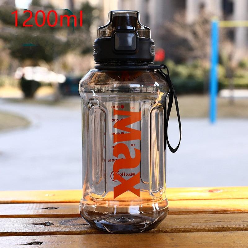 1.2L Eco-Friendly Sport Water Bottle - Durable & Portable for Gym & Outdoor Use - Korvel