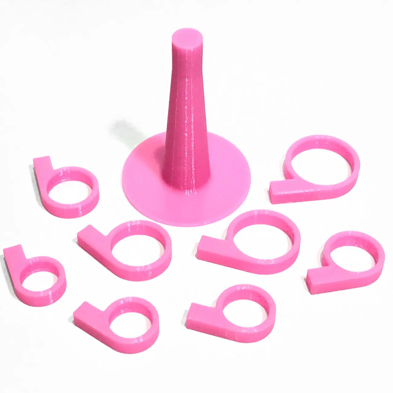 Anillo Guía de 1/4in Rosa - Herramienta de Precisión para Manualidades