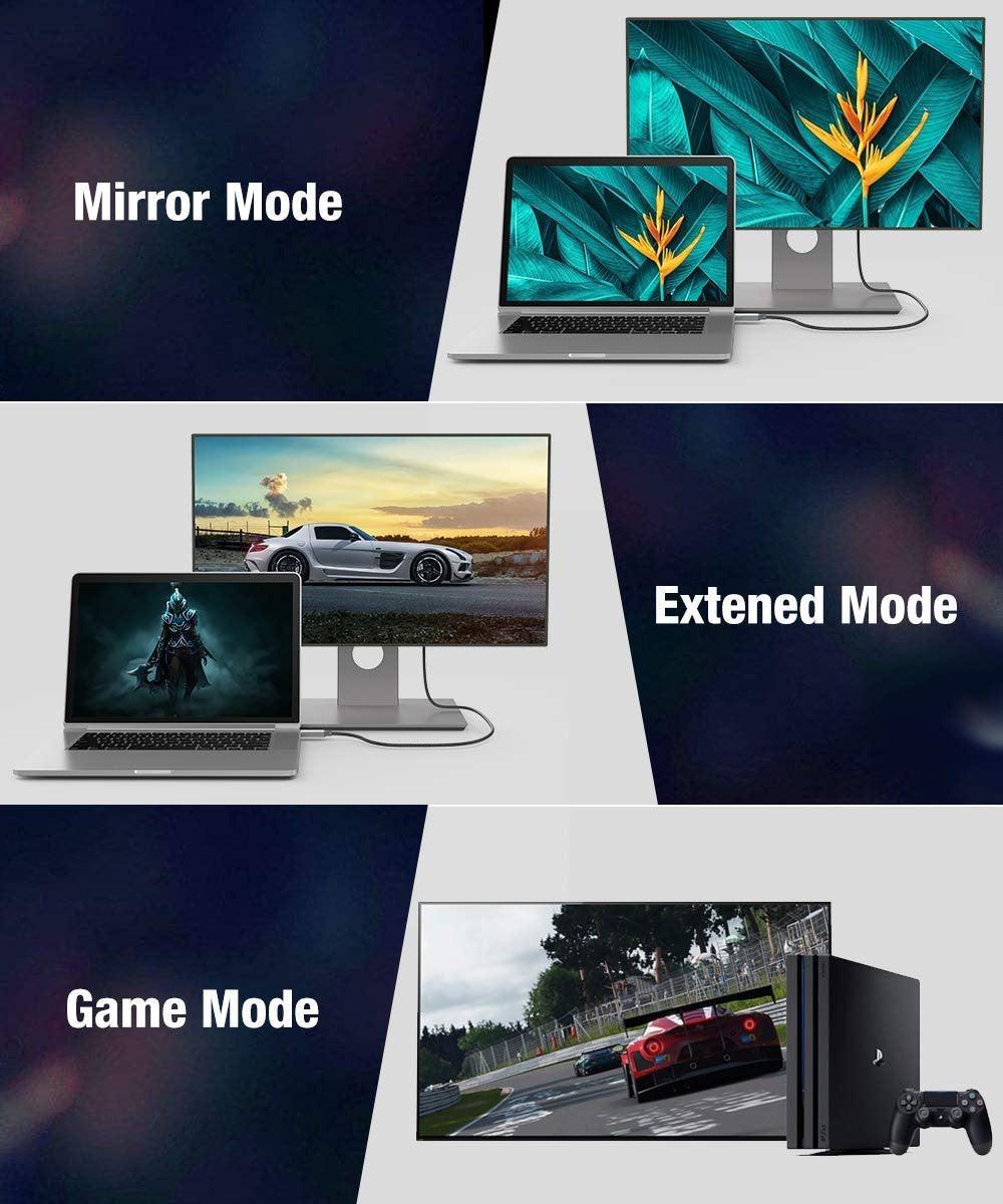 Adaptador de cable 4K DisplayPort a HDMI - Conexión de alta velocidad