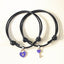 Ensemble de Bracelets Charms Cadenas Cœur pour Couples