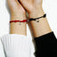 Bracelets de Couple Magnétiques - Pendentifs Tressés Ajustables