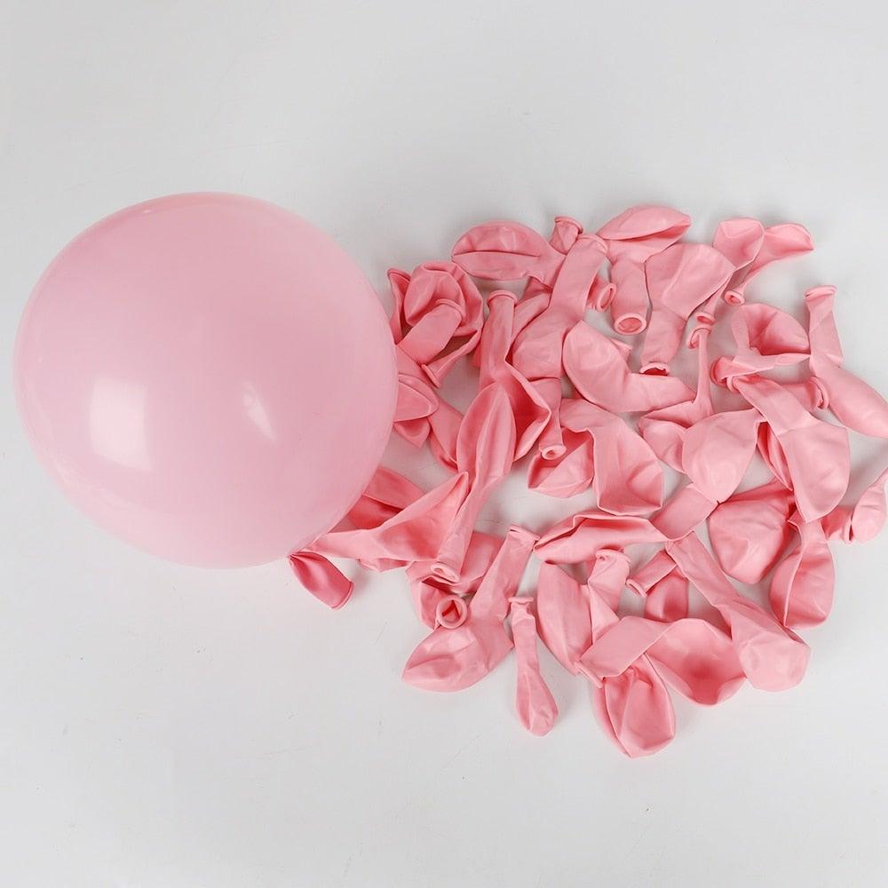 Pink Purple Chrome Rose Gold Balloon Garland Kit