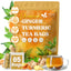 Premium Ginger Turmeric Tea Bags - Handcrafted Herbal Blend