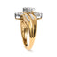 Anillo de Compromiso de Diamante Bicolor de 10K - 1/2 Cttw, Talla 7