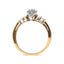 Anillo de Compromiso en Oro Amarillo de 10K con Diamante en Forma de Pera de 1/2 Cttw - Talla 7