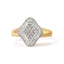 Anillo Halo de Diamantes en Oro Amarillo de 10K 1/2 Cttw - Talla 7