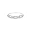 Bague en Argent Sterling .925 avec Accent de Diamant - Taille 6