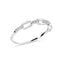 Bague en Argent Sterling .925 avec Accent de Diamant - Taille 6