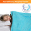 Cozy 10 Lbs Weighted Blanket for Kids - 48'' x 72'' with Removable Cover - Korvel
