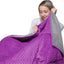 Cozy 10 Lbs Weighted Blanket for Kids - 48'' x 72'' with Removable Cover - Korvel