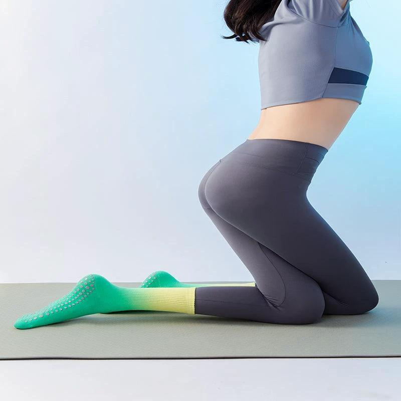 SoleBalance Yoga Socks - 10 Pairs Non-Slip Grip for Stability