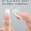 10 PCS Nail Tips Clip for Quick Poly Builder Gel Extensions