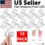 10 PCS Nail Tips Clip for Quick Poly Builder Gel Extensions