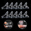 10 PCS Nail Tips Clip for Quick Poly Builder Gel Extensions