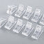 10 PCS Nail Tips Clip for Quick Poly Builder Gel Extensions
