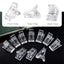 10 PCS Nail Tips Clip for Quick Poly Builder Gel Extensions