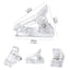 10 PCS Nail Tips Clip for Quick Poly Builder Gel Extensions