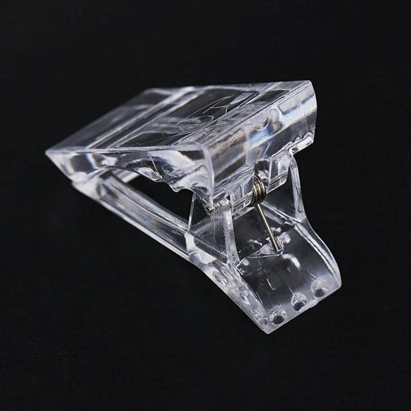 10 PCS Nail Tips Clip for Quick Poly Builder Gel Extensions