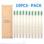 Eco-Friendly Bamboo Toothbrush Set - 10 Pack
